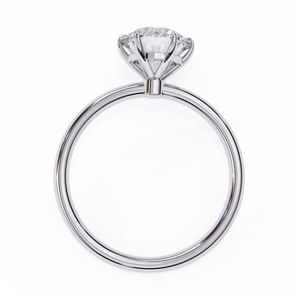 1.75 Ct Round Cut E-VS1 Lab Grown Diamond Gold Engagement Ring/CVD Diamond Ring/Round Cut Diamond/E Color/VS Clarity/10k Gold/14k Gold/18k Gold/White Gold/Rose Gold/Yellow Gold/1 Ct Diamond Ring