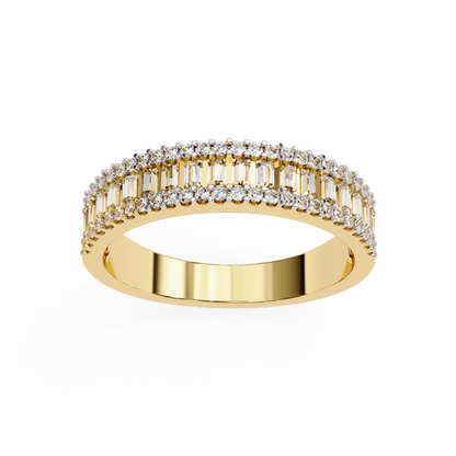 Two Row Diamond Band