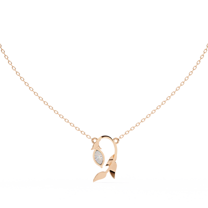 Marquise Solitaire Necklace