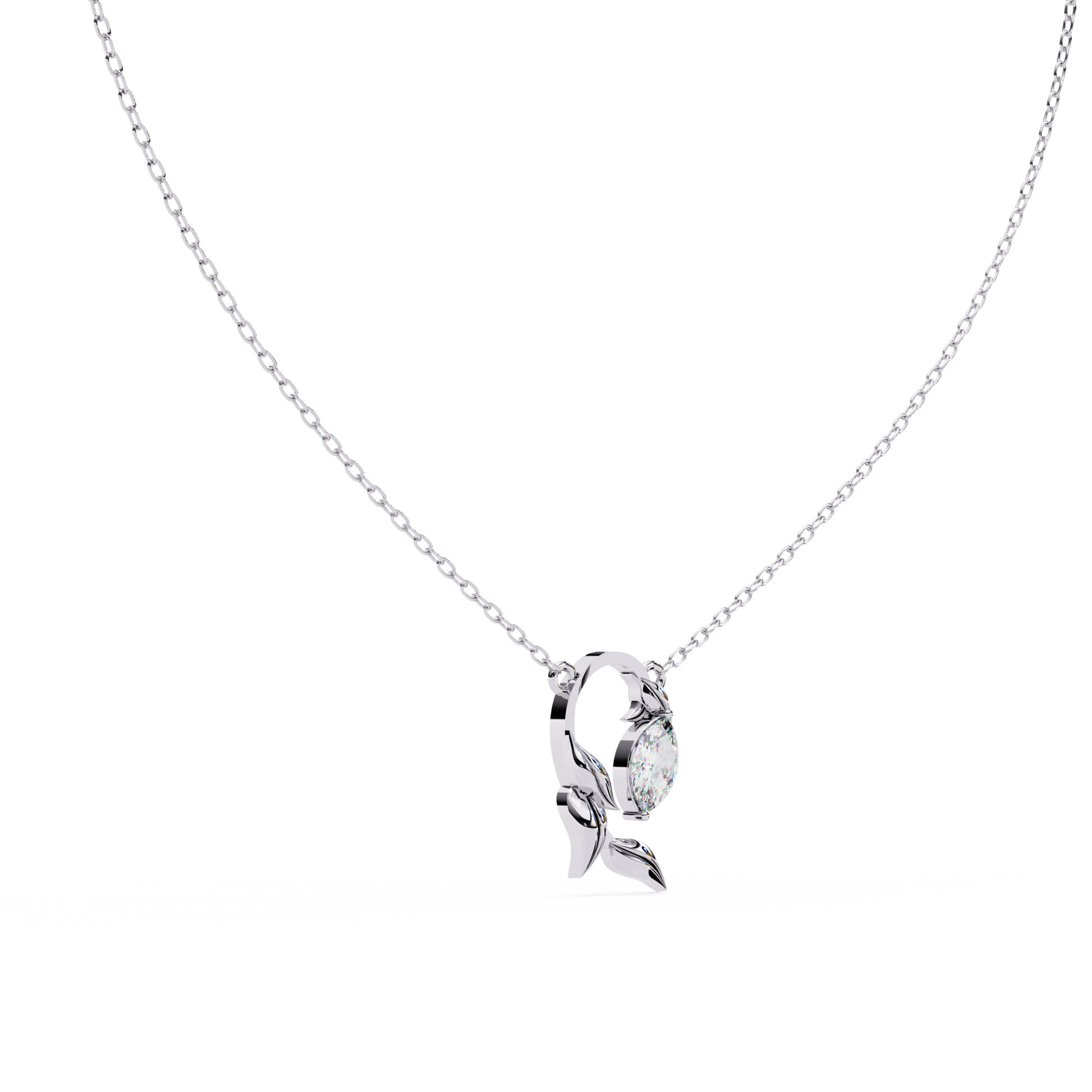 Marquise Solitaire Necklace