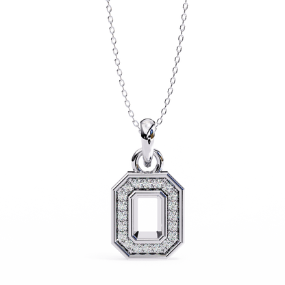 0.26 CTW Round Cut Lab Grown Diamond Pendant