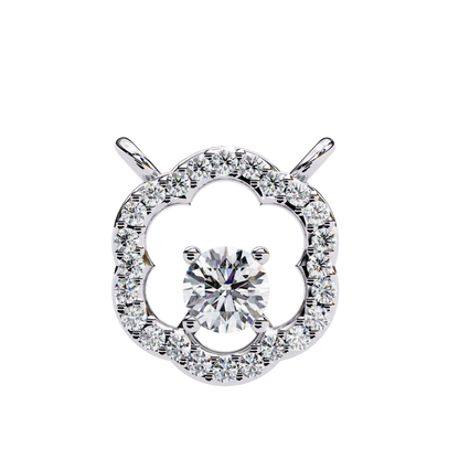 0.45 CTW Round Cut Lab Grown Diamond Pendant