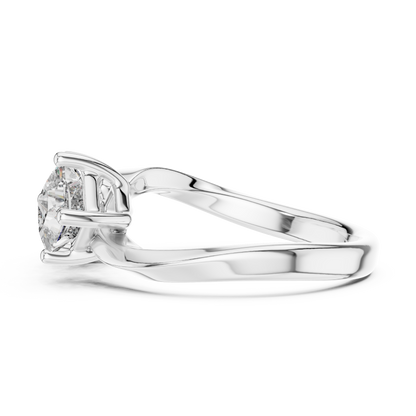 Princess Toi et Moi Lab Grown Diamond Ring