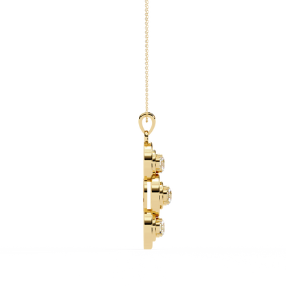 Three Stone Necklace