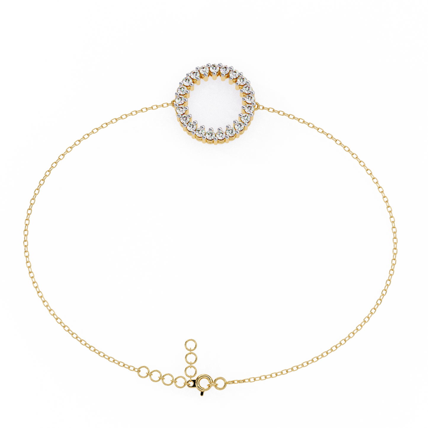 Circle Diamond Bracelet