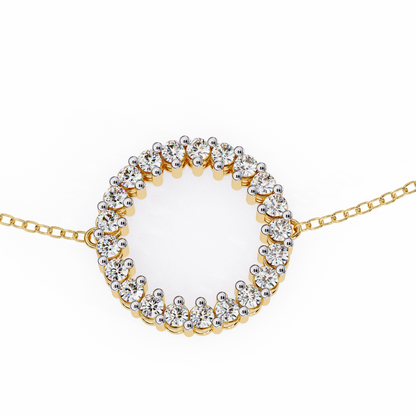 Circle Diamond Bracelet