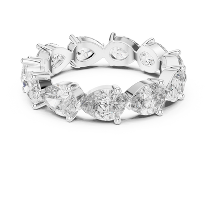 Pear Cut Lab Grown Diamond Eternity Band