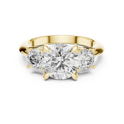 The Eternal Three Stone Round Lab Grown Diamond Ring