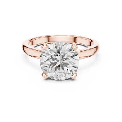 Classic Solitaire Round Lab Grown Diamond Engagement Ring