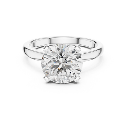 Classic Solitaire Round Lab Grown Diamond Engagement Ring