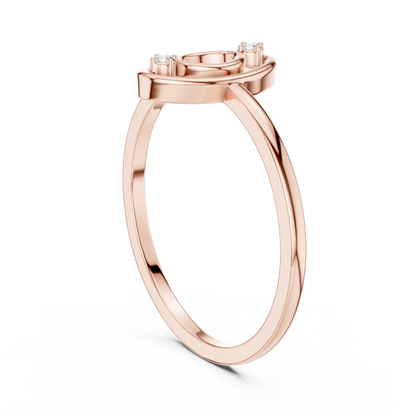 Modern Oval Shape Lab Grown Diamond Ring