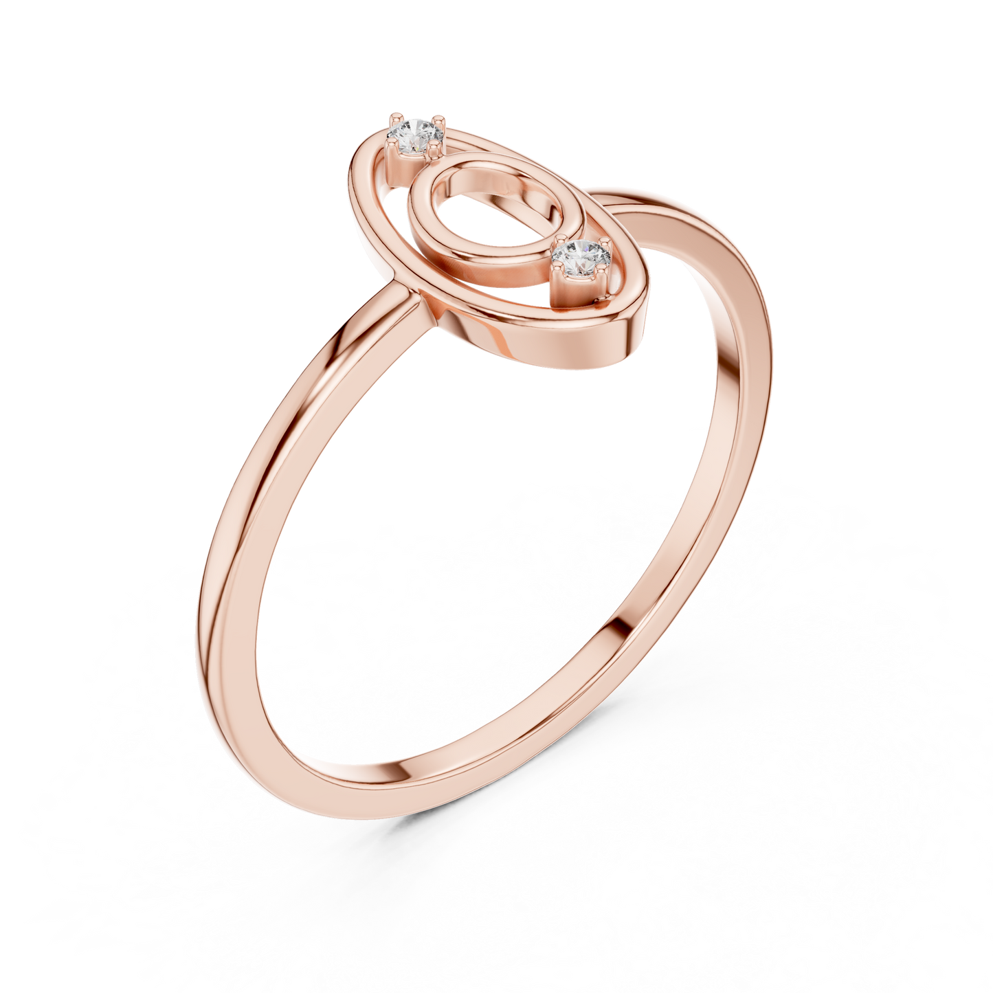 Modern Oval Shape Lab Grown Diamond Ring