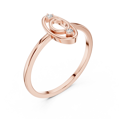 Modern Oval Shape Lab Grown Diamond Ring