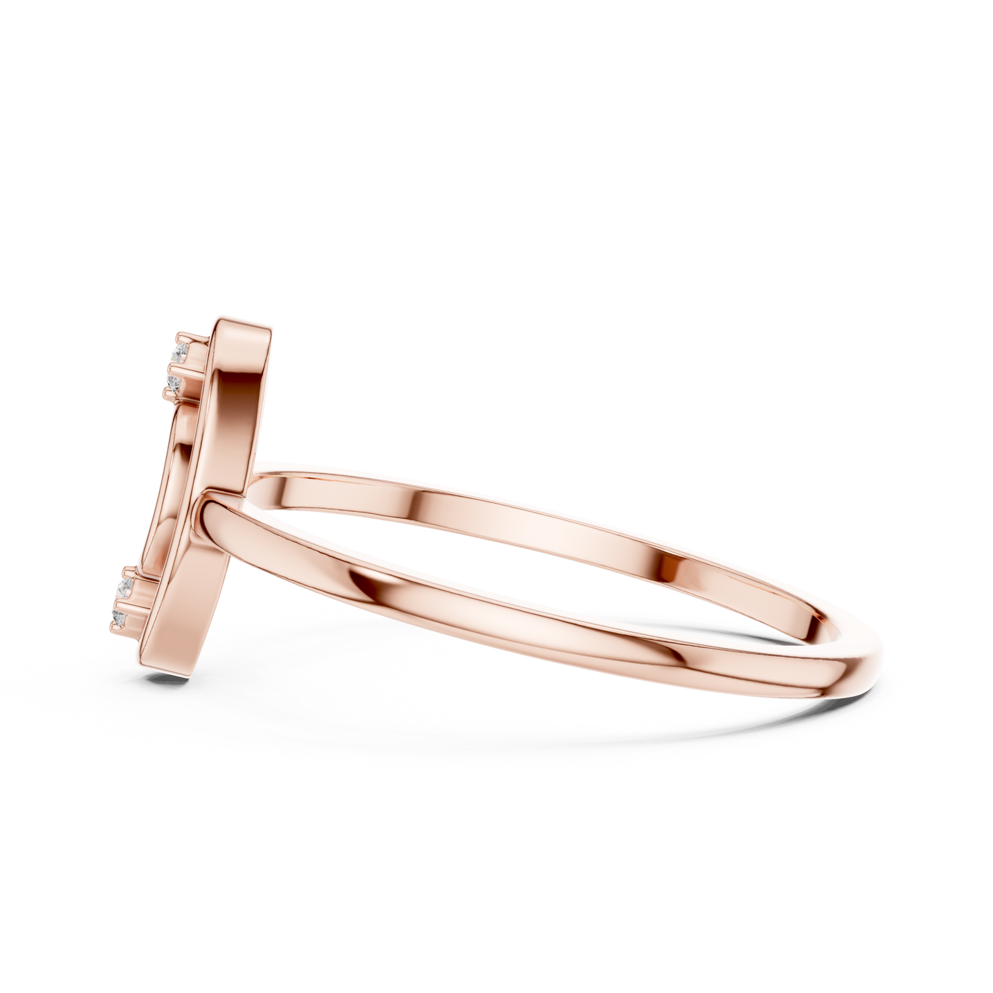 Modern Oval Shape Lab Grown Diamond Ring