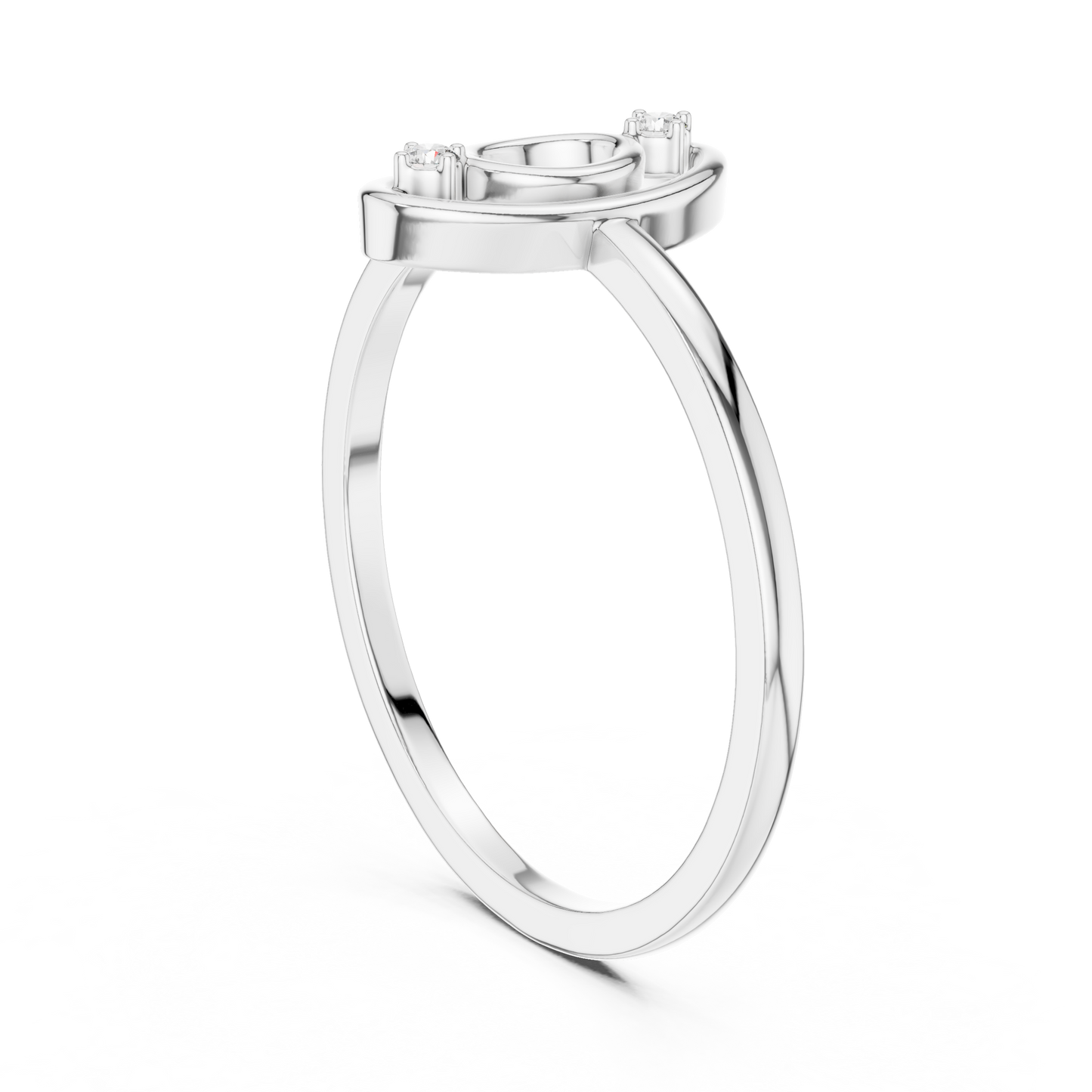 Modern Oval Shape Lab Grown Diamond Ring