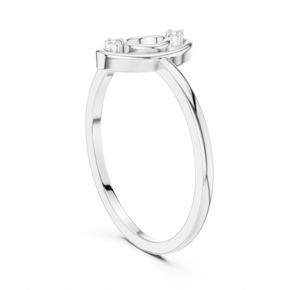 Modern Oval Shape Lab Grown Diamond Ring