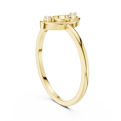 Modern Oval Shape Lab Grown Diamond Ring
