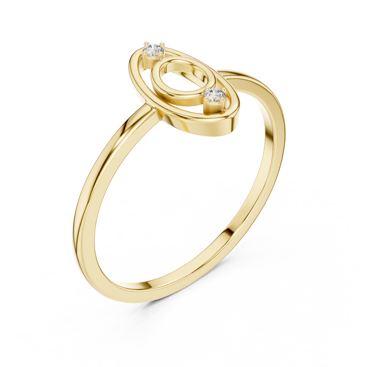 Modern Oval Shape Lab Grown Diamond Ring