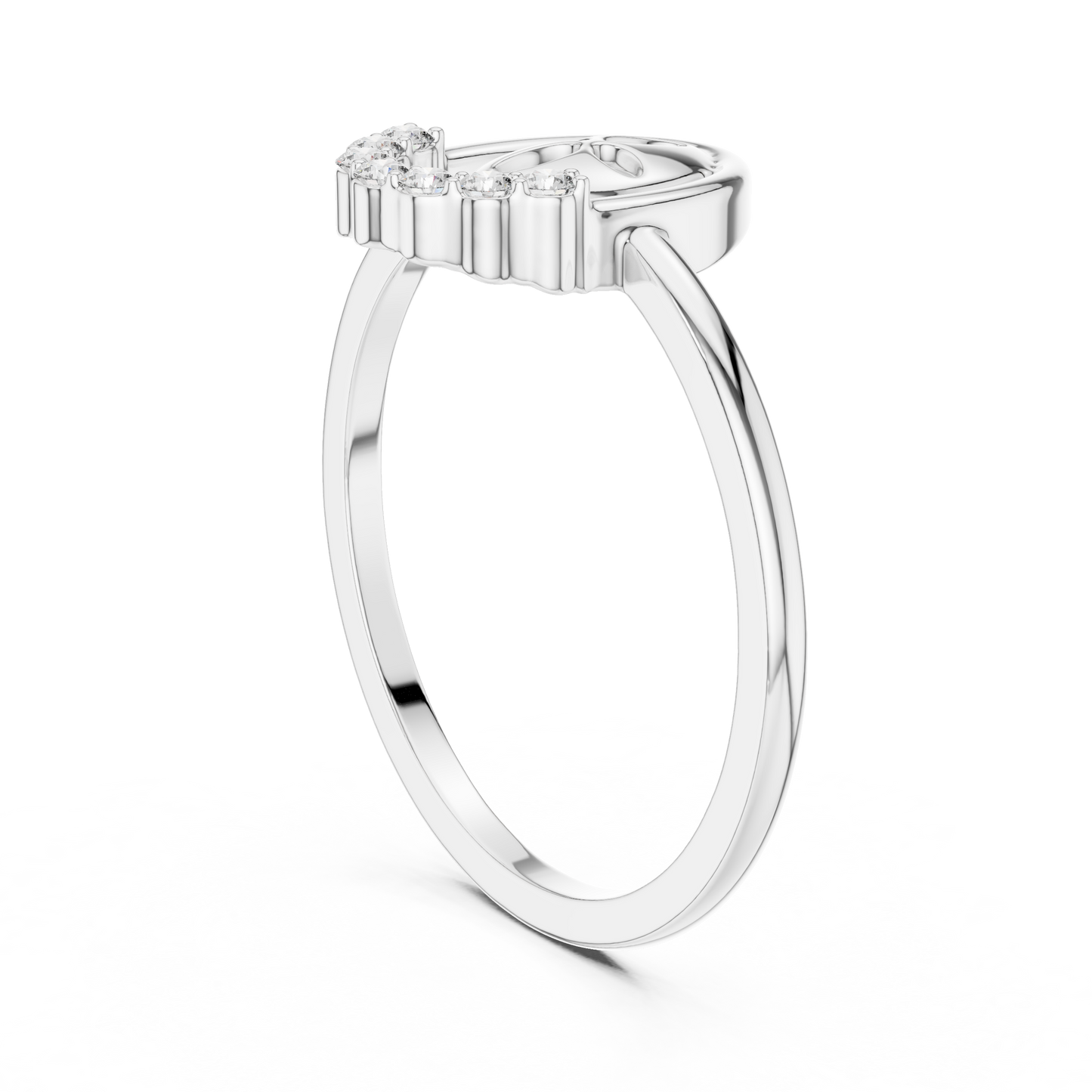 Round Lab Grown Diamond Oval Shape Ring