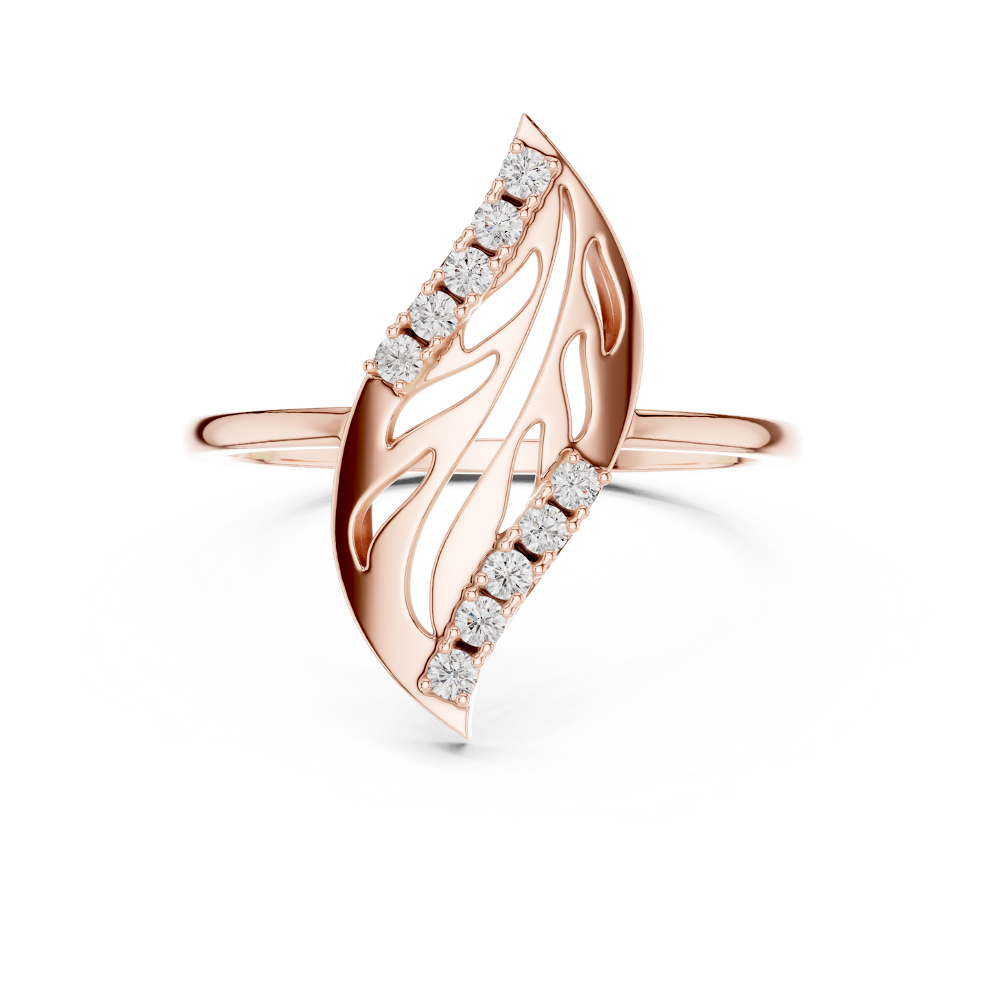 Lab Grown Diamond Marquise Frame Ring