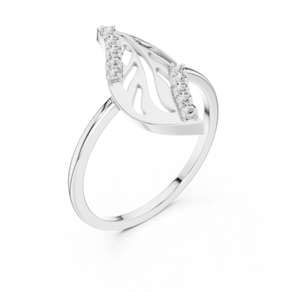 Lab Grown Diamond Marquise Frame Ring