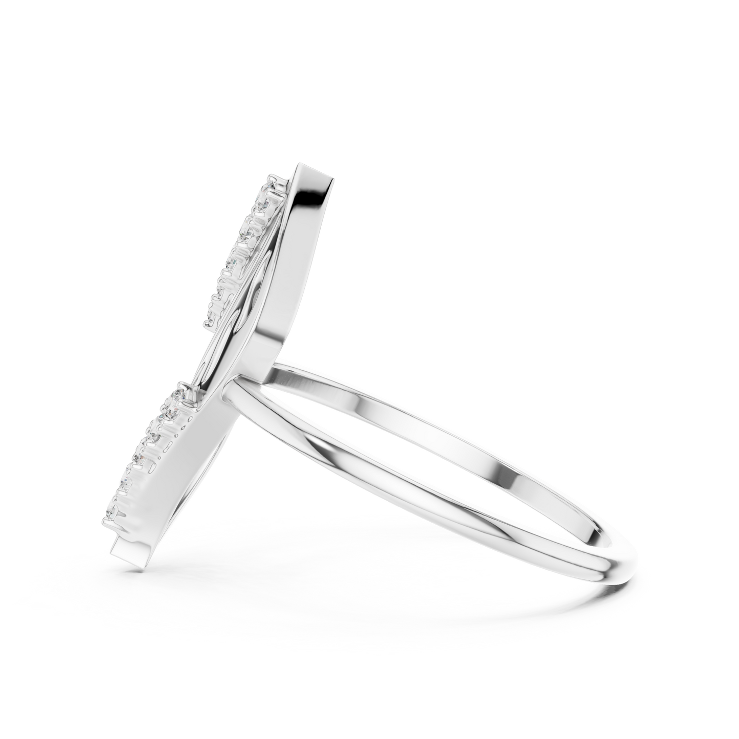 Lab Grown Diamond Marquise Frame Ring