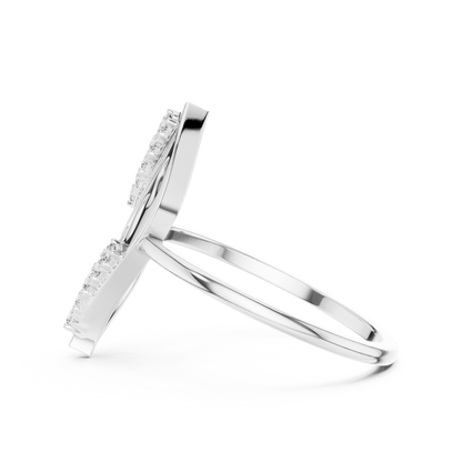 Lab Grown Diamond Marquise Frame Ring