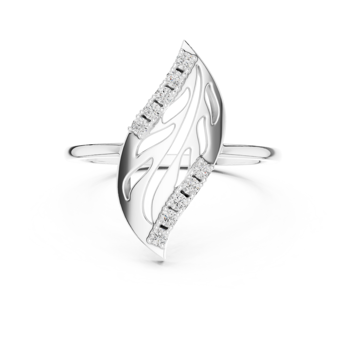 Lab Grown Diamond Marquise Frame Ring