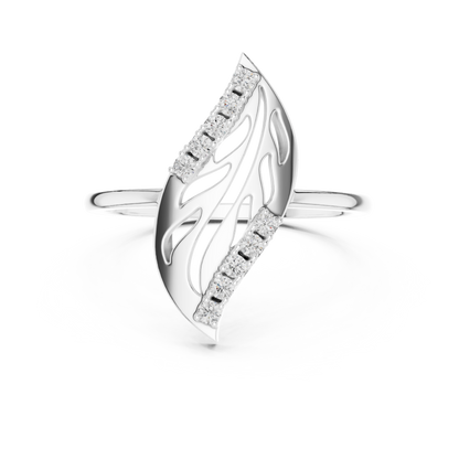 Lab Grown Diamond Marquise Frame Ring