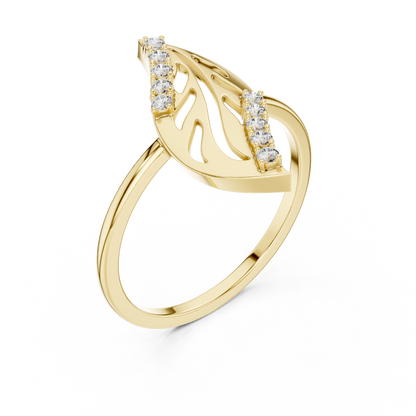 Lab Grown Diamond Marquise Frame Ring