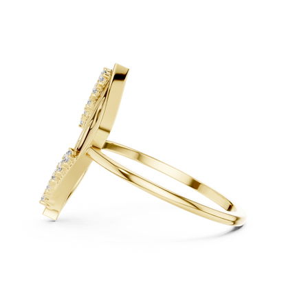 Lab Grown Diamond Marquise Frame Ring