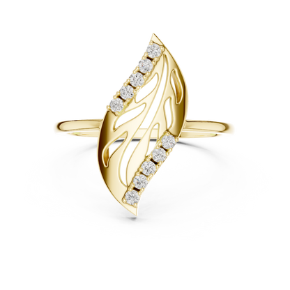Lab Grown Diamond Marquise Frame Ring