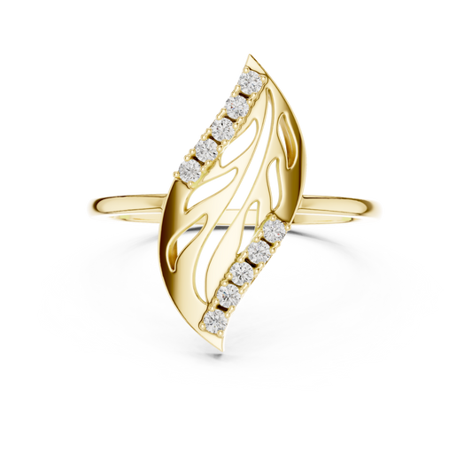 Lab Grown Diamond Marquise Frame Ring