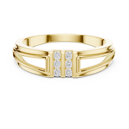 Lab Grown Diamond Split Shank Ring