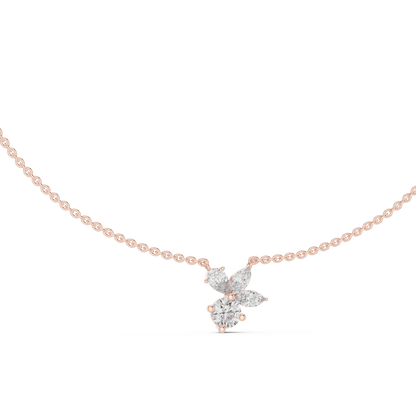 Unique Marquise Lab Grown Diamond Butterfly Pendant