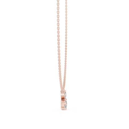 Unique Marquise Lab Grown Diamond Butterfly Pendant