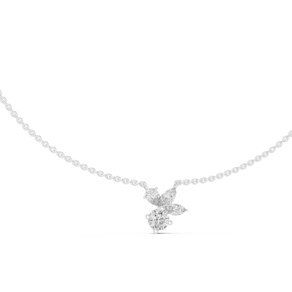 Unique Marquise Lab Grown Diamond Butterfly Pendant