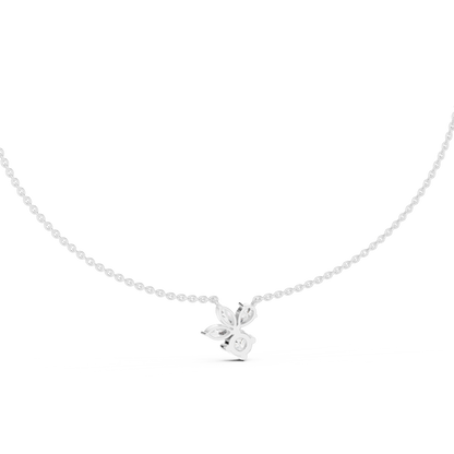 Unique Marquise Lab Grown Diamond Butterfly Pendant