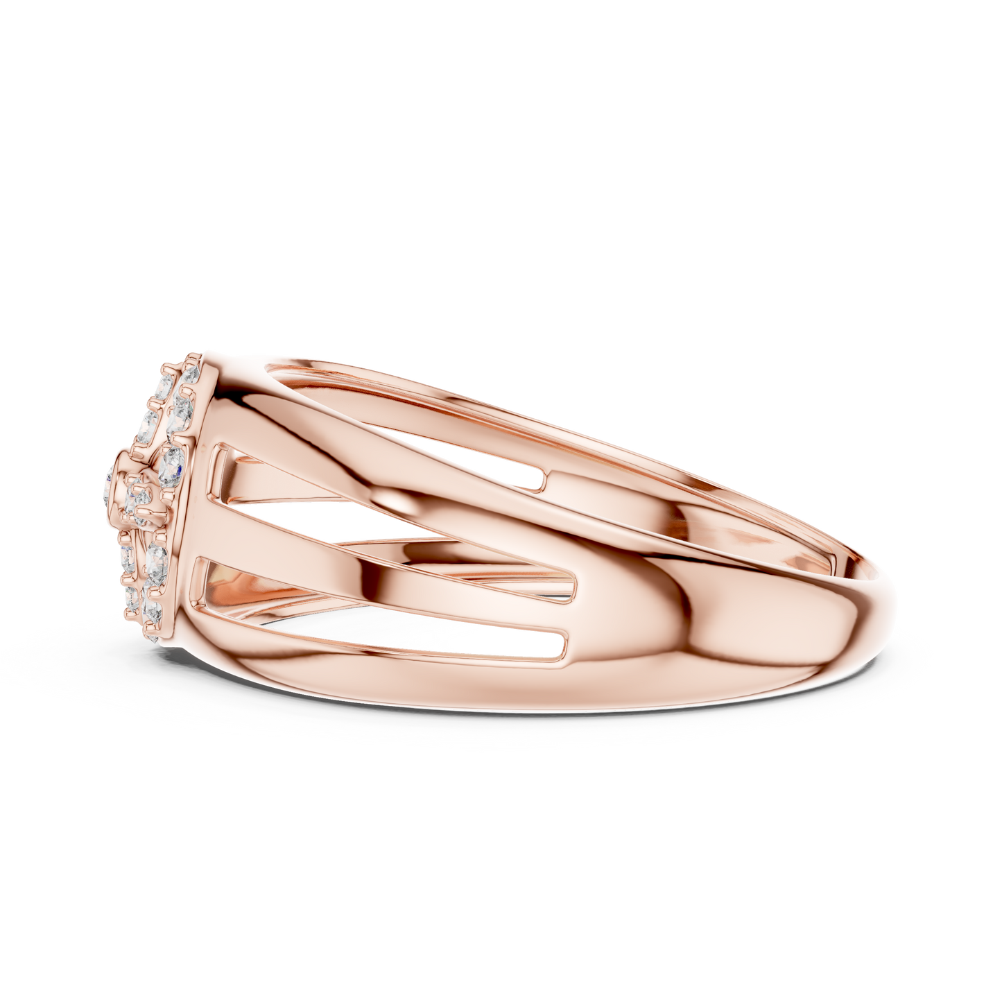 Celestial Star Lab Grown Diamond Ring in 14K Rose Gold