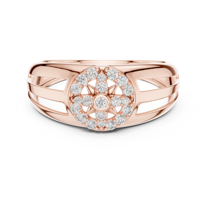Celestial Star Lab Grown Diamond Ring in 14K Rose Gold