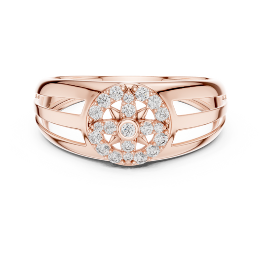 Celestial Star Lab Grown Diamond Ring in 14K Rose Gold