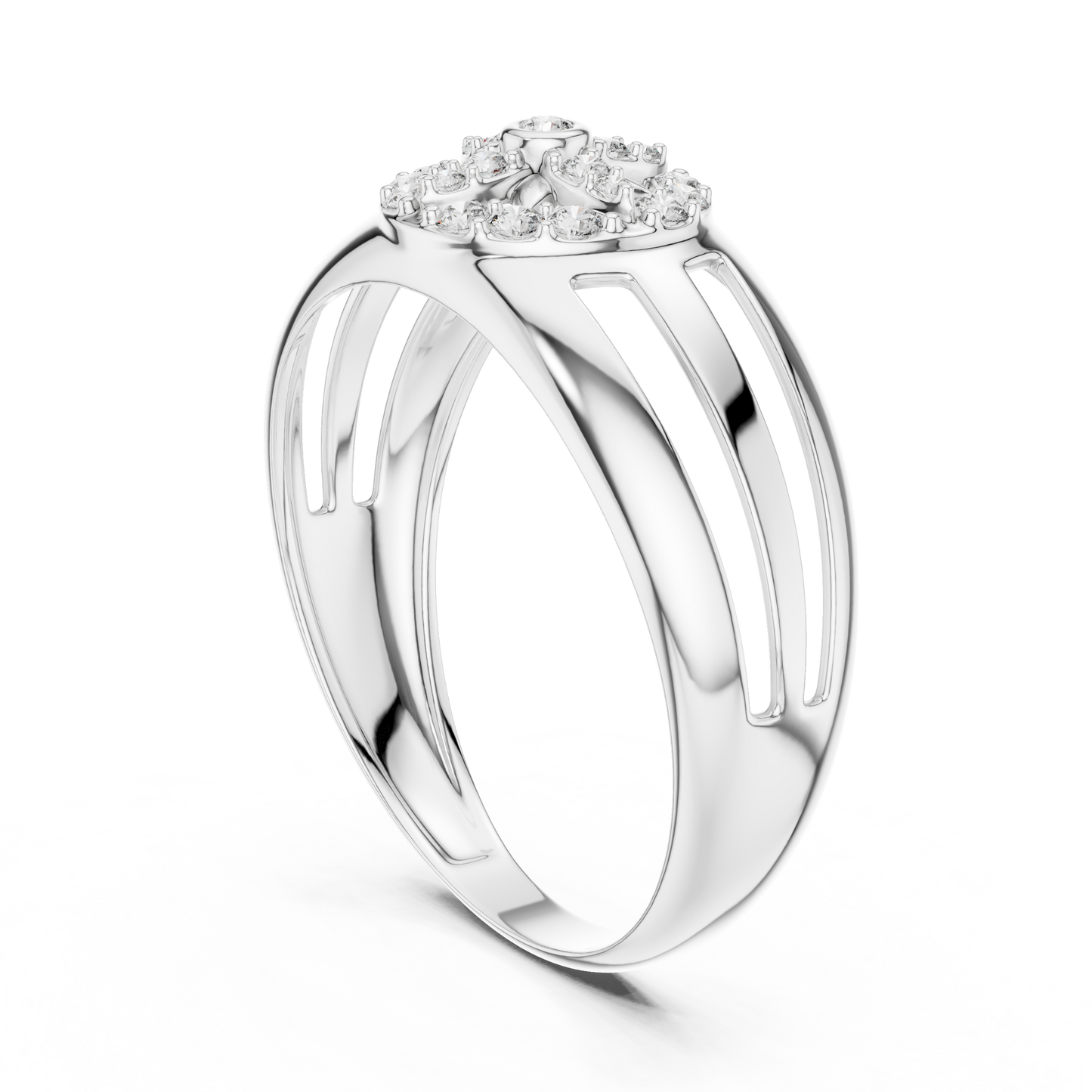 Celestial Star Lab Grown Diamond Ring in 14K Rose Gold