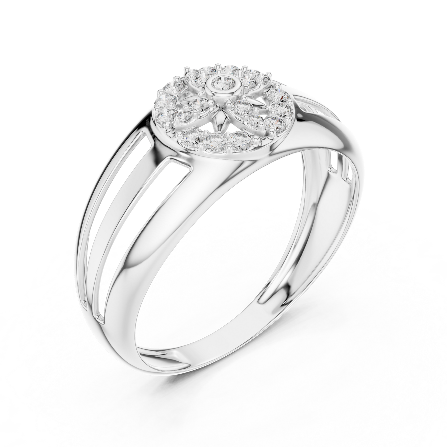 Celestial Star Lab Grown Diamond Ring in 14K Rose Gold