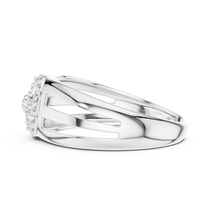 Celestial Star Lab Grown Diamond Ring in 14K Rose Gold