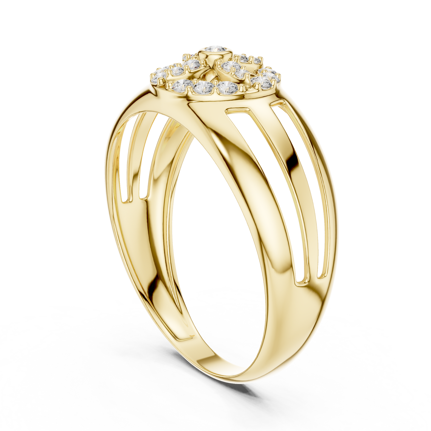 Celestial Star Lab Grown Diamond Ring in 14K Rose Gold