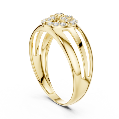 Celestial Star Lab Grown Diamond Ring in 14K Rose Gold