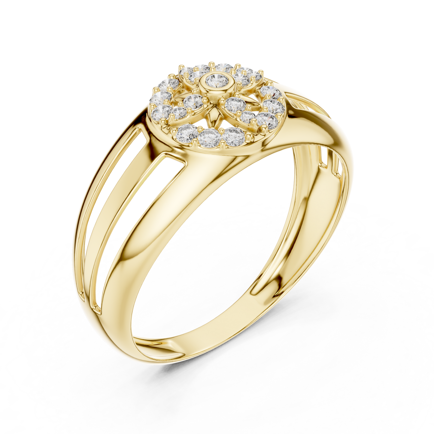 Celestial Star Lab Grown Diamond Ring in 14K Rose Gold