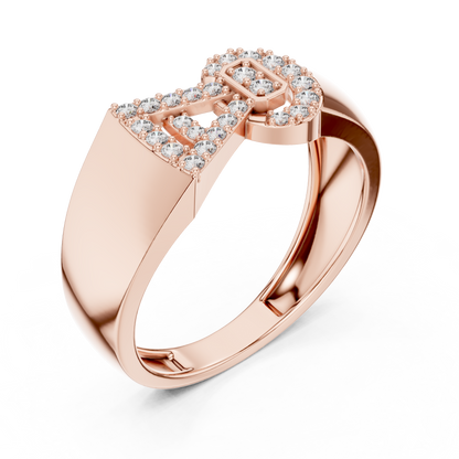 Oval Shape Halo Lab Grown Diamond Ring in 14K Rose Gold