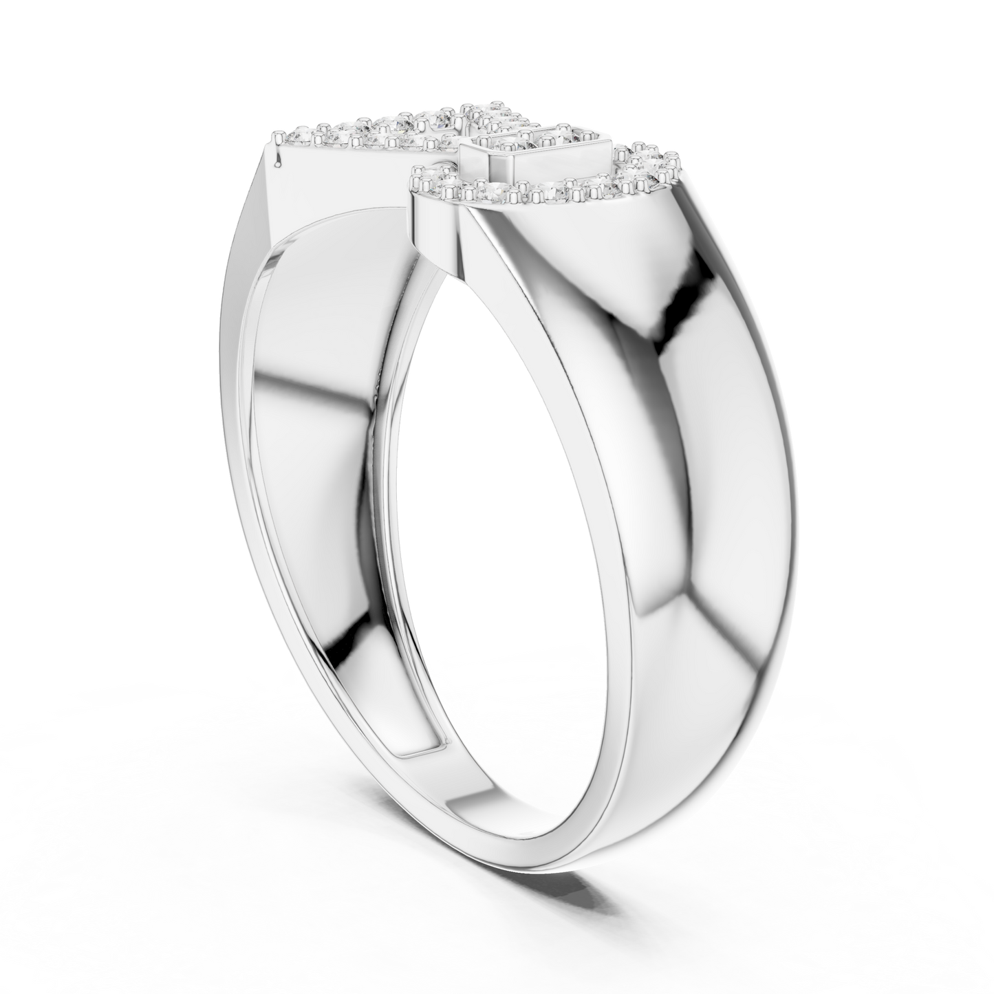 Oval Shape Halo Lab Grown Diamond Ring in 14K Rose Gold