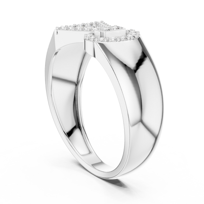 Oval Shape Halo Lab Grown Diamond Ring in 14K Rose Gold